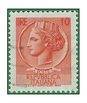 Italy # 998d 1968 Used