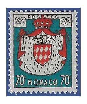 Monaco # 313 1954 Mint H
