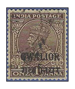 India - Gwalior # 87 1936 Used