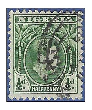 Nigeria #  53a 1950 Used (Pen Note on Back)