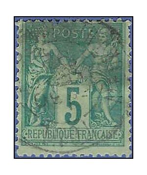 France #  78 1876 Type II Used