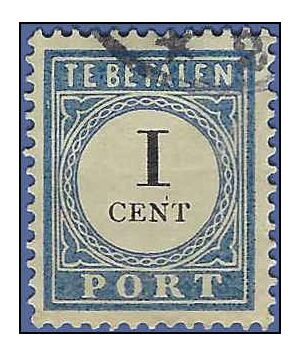 Netherlands #J 14 1896 Used