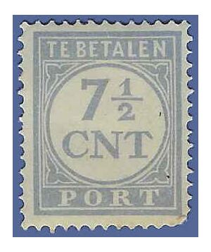Netherlands #J 54 1913 Mint H Toned Gum