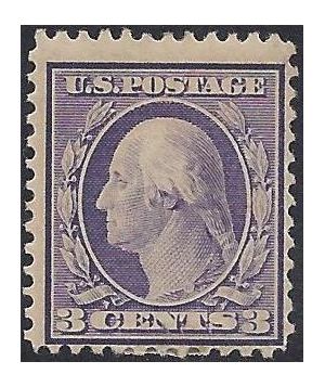 # 376 3c George Washington 1911 Mint HR