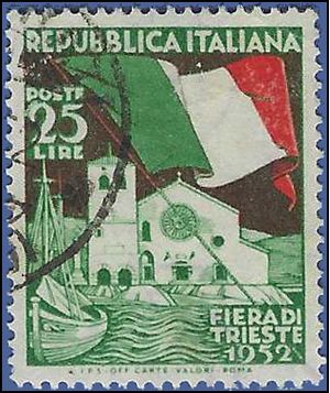Italy # 607 1952 Used