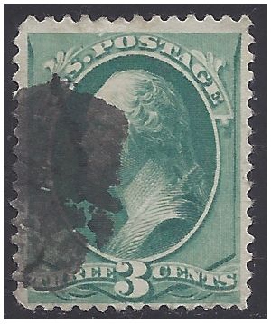 # 207 3c George Washington 1861 Used