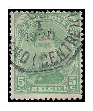 Belgium # 111 1915  Used