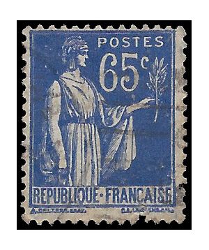 France # 271 1937 Used Fault