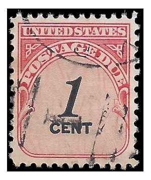 Scott J 89 1c US Postage Due 1959 Used