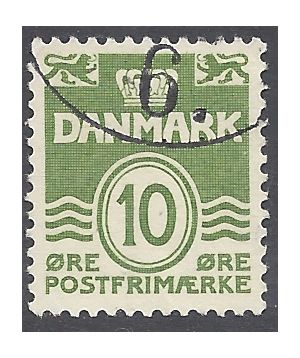 Denmark # 318 1950 Used