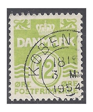 Denmark # 333 1952 Used