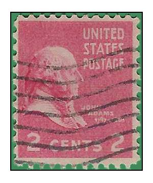 # 806 2c Presidential Issue John Adams 1938 Used