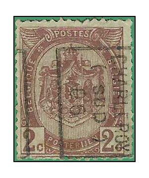 Belgium #  63 1898  Used