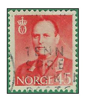 Norway # 363 1958 Used