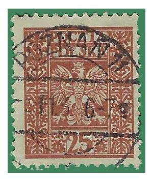 Poland # 260 1928 Used