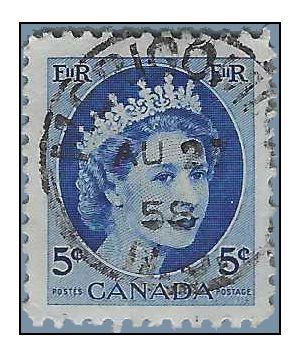 Canada # 341 1954 Used