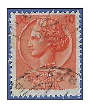 Italy # 676 1955 Used