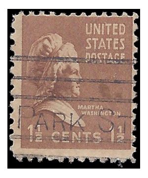 # 805 1.5c Presidential Issue - Martha Washington 1938 Used