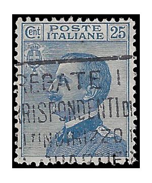 Italy # 100  1908 Used