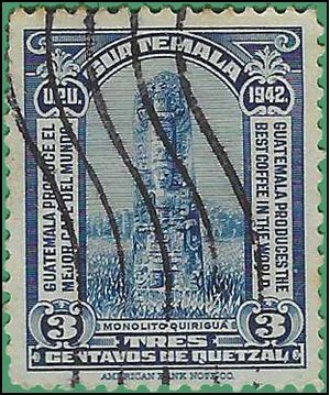 Guatemala # 303 1941 Used HR