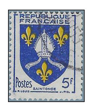 France # 739 1954 Used