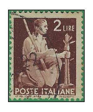 Italy # 470  1945 Used