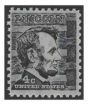 #1282a 4c Abraham Lincoln 1973 Mint NH