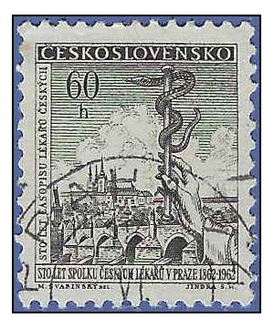 Czechoslovakia #1101 1962 Used