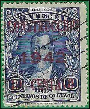 Guatemala #RA18  1942 Used