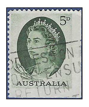 Australia # 365a 1964 Used Booklet Single