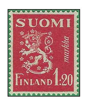 Finland # 167 1930 Mint NH Imprint Rub on Gum