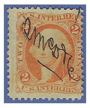 Scott R 15c 2c US Internal Revenue - Revenue 1864 Used