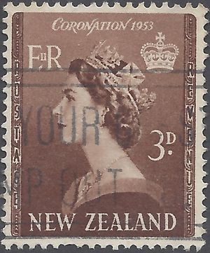 New Zealand # 281 1953 Used