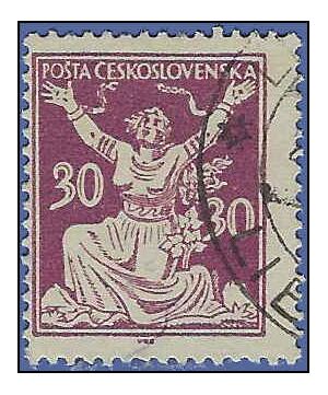 Czechoslovakia #  70 1920 Used