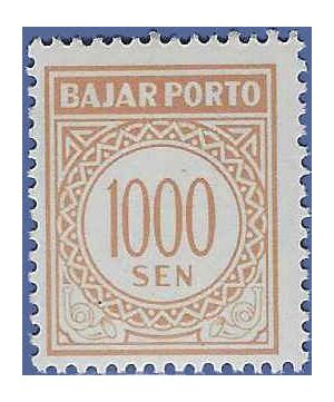 Indonesia #J 84 1962 Mint NH