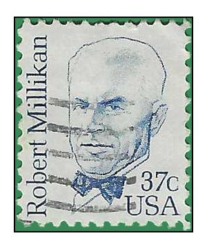 #1866 37c Great Americans Robert Millikan 1982 Used