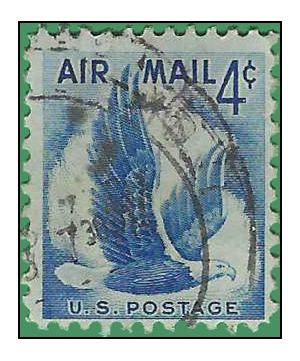 Scott C 48 US Air Mail Eagle in Flight 1954 Used HR