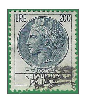 Italy # 998u 1968 Used