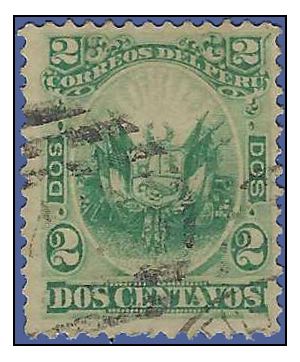 Peru # 106 1895 Used