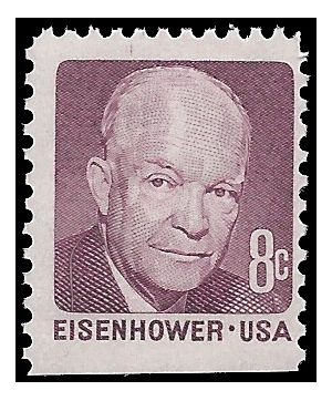 #1395a 8c Eisenhower Booklet Single 1971 Mint NH
