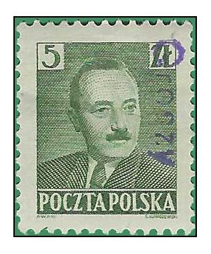 Poland # 478 1950 Used