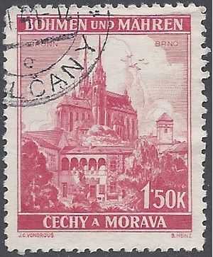 Bohemia and Moravia #32 1939 Used