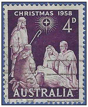 Australia # 313 1958 Used