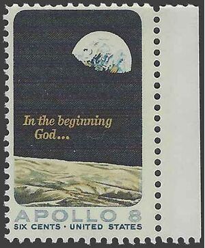 #1371 6c Apollo 8 1969 Mint NH