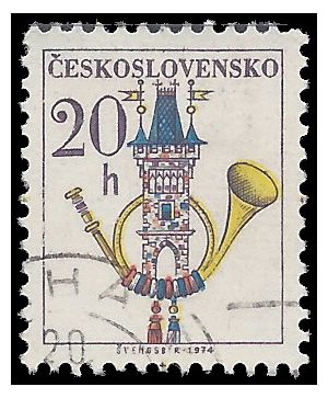 Czechoslovakia #1968 1974 Used