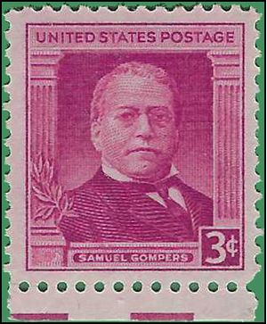 # 988 3c Samuel Gompers 1950 Mint NH