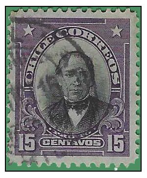 Chile # 133 1915 Used
