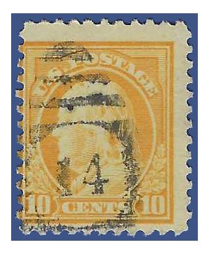 # 510 10c Benjamin Franklin 1917 Used