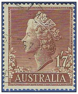 Australia # 301 1957 Used