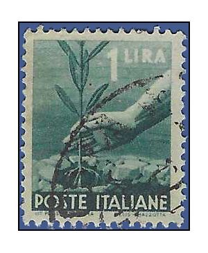 Italy # 468 1945 Used